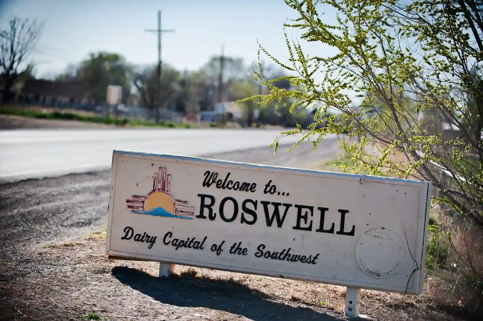 Roswell New Mexico Welcome Sign