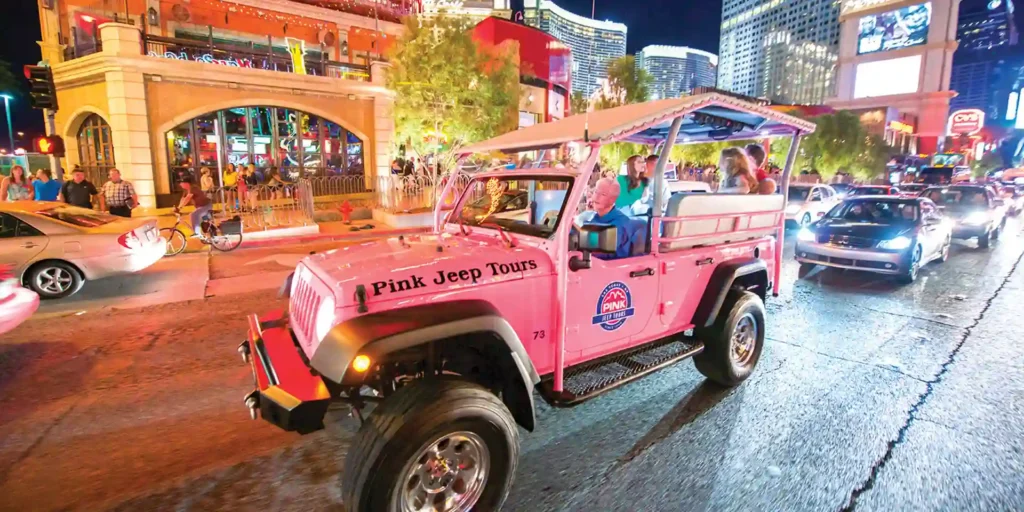 Enjoy Pink Jeep Tour