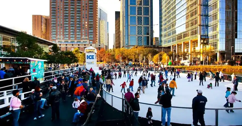 Ice Skating at Discovery Green